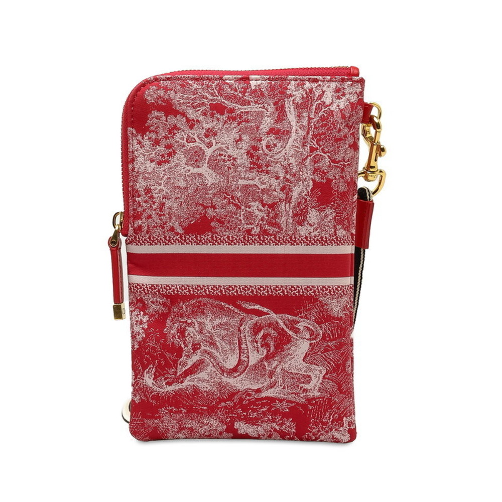 Dior Pouch Multifunction Pouch Shoulder Pink Whit… - image 3